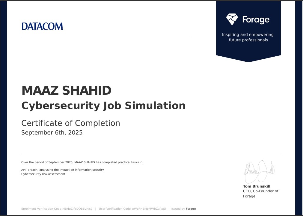 Cyber Security Simulation
