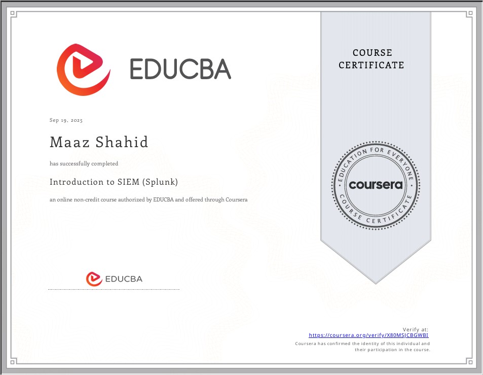 Splunk Core Certified