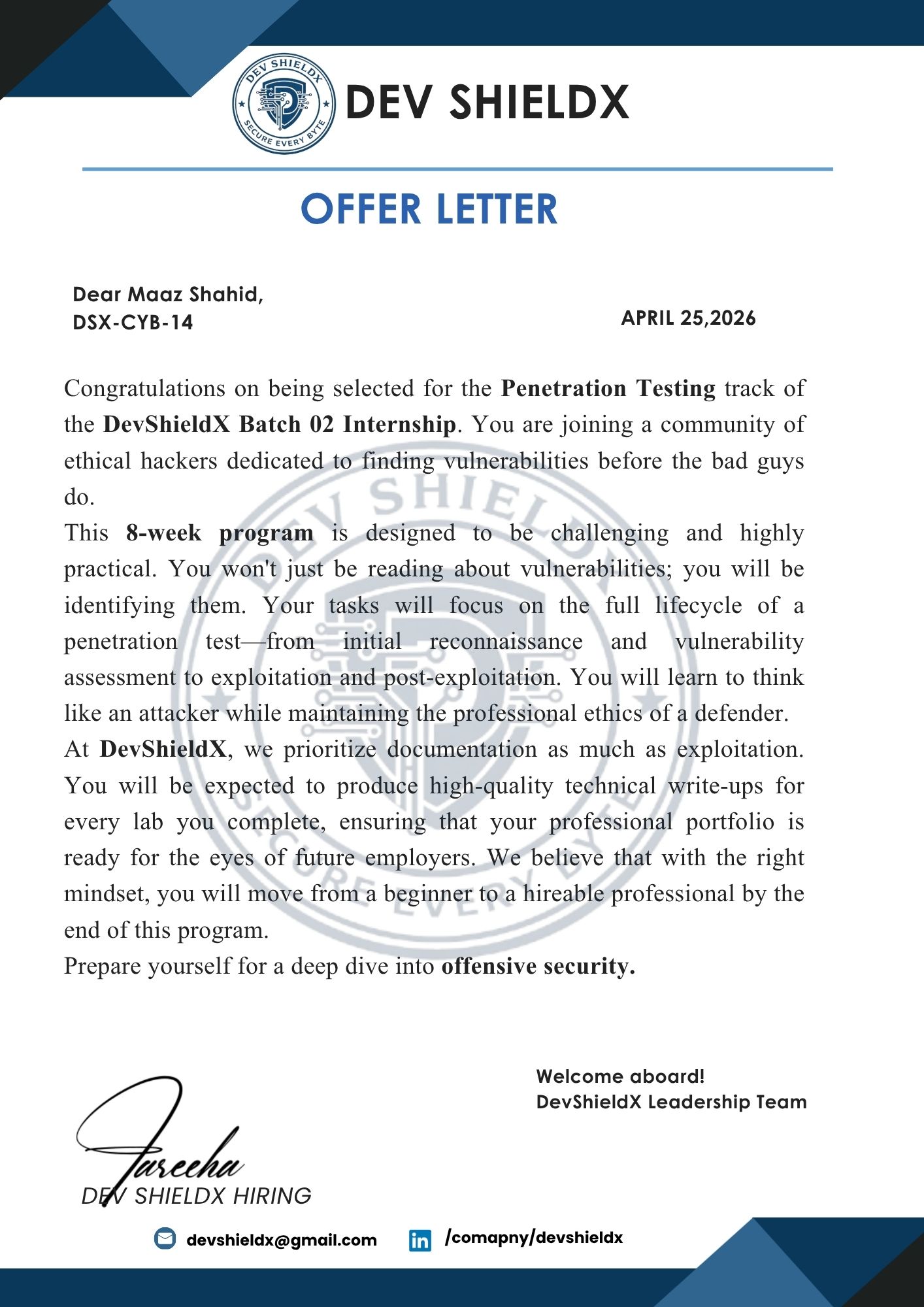 DevShieldX document