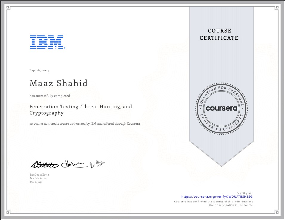 IBM Penetration Testing